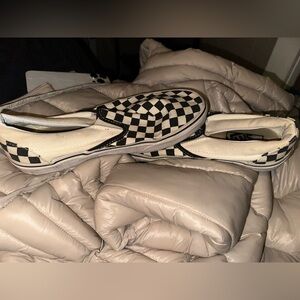 Checkered Slip-On Sneakers